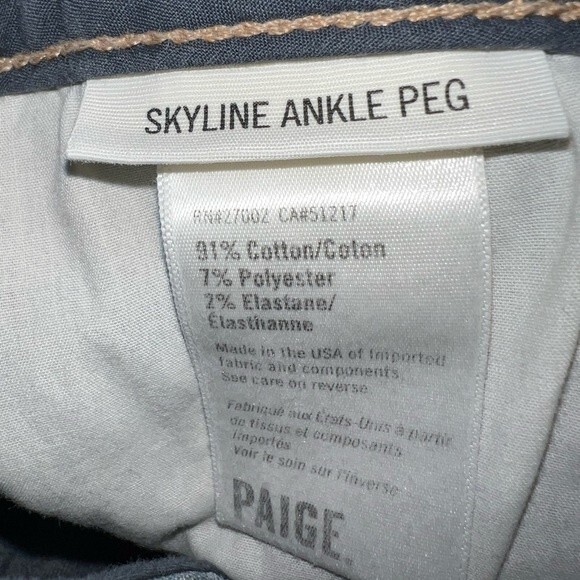 PAIGE | Skyline Ankle Peg Distressed Fray Ankle Step 28 - Picture 8 of 13
